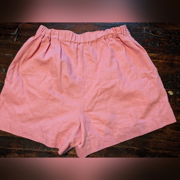 Madewell High Waist Pink Women's Shorts S - Picture 2 of 11